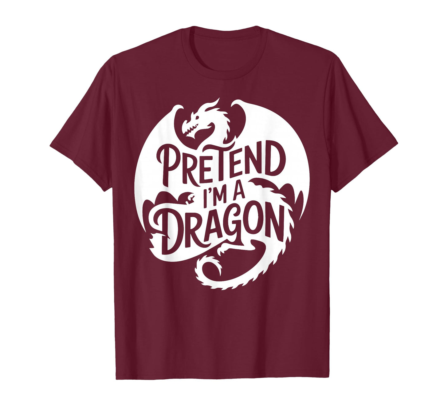 Group Easy Adult Halloween Costumes Pretend I'm A Dragon T-Shirt