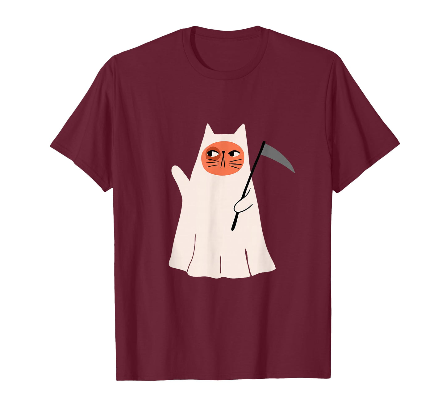 Cat Scary Halloween Women Men Kids T-Shirt