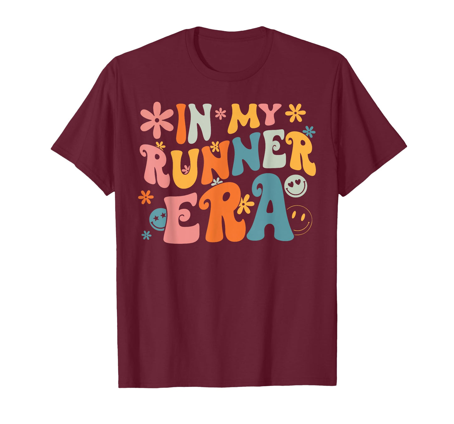 In My Runner Era Groovy Retro Women Running Lover Runner T-Shirt