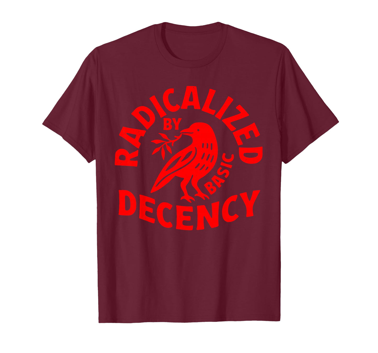 Vintage Radicalized by Basic Decency Crow Floral T-Shirt
