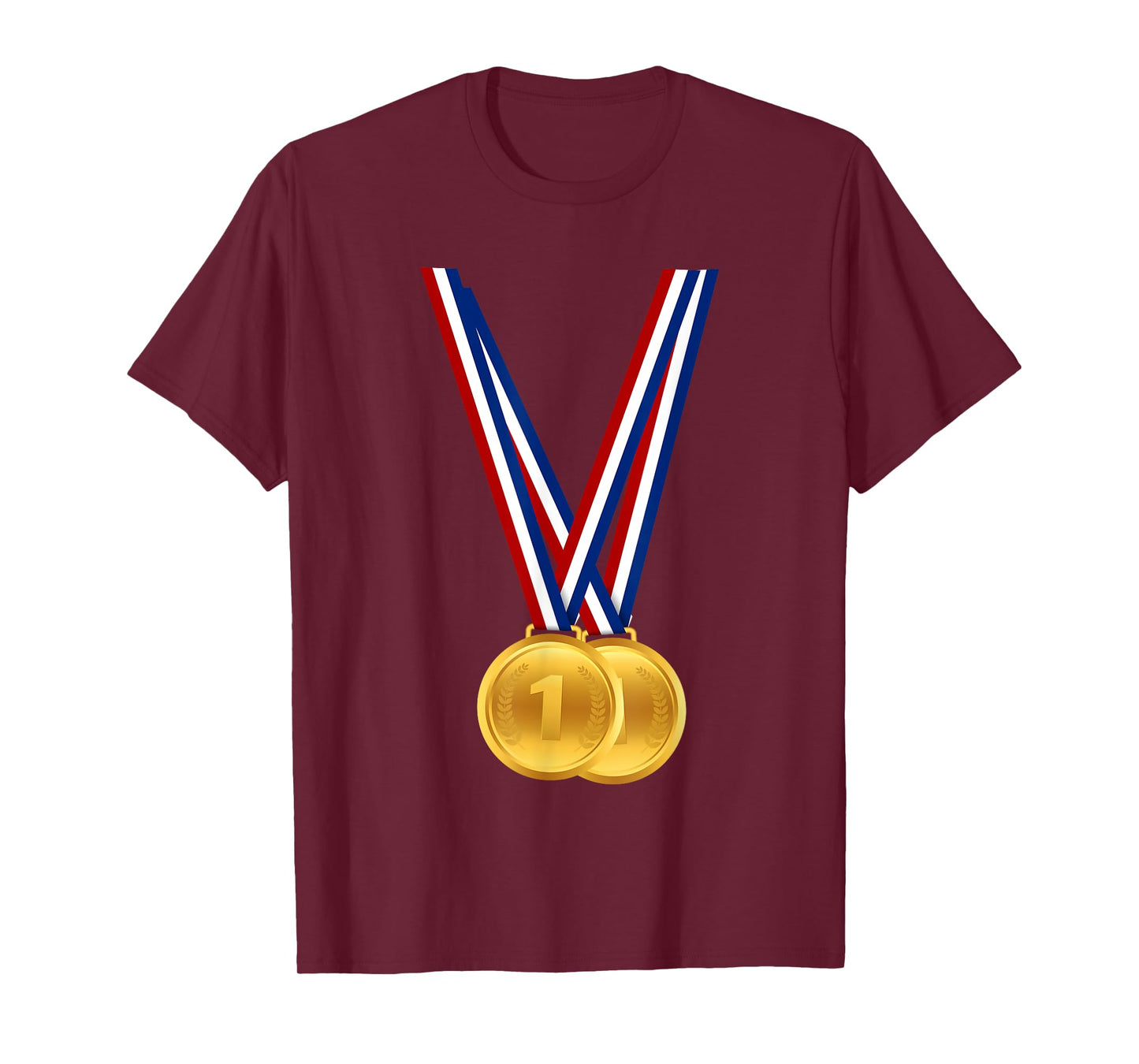 Gold Medals Funny Winners And Champions Gift Birthday T-Shirt