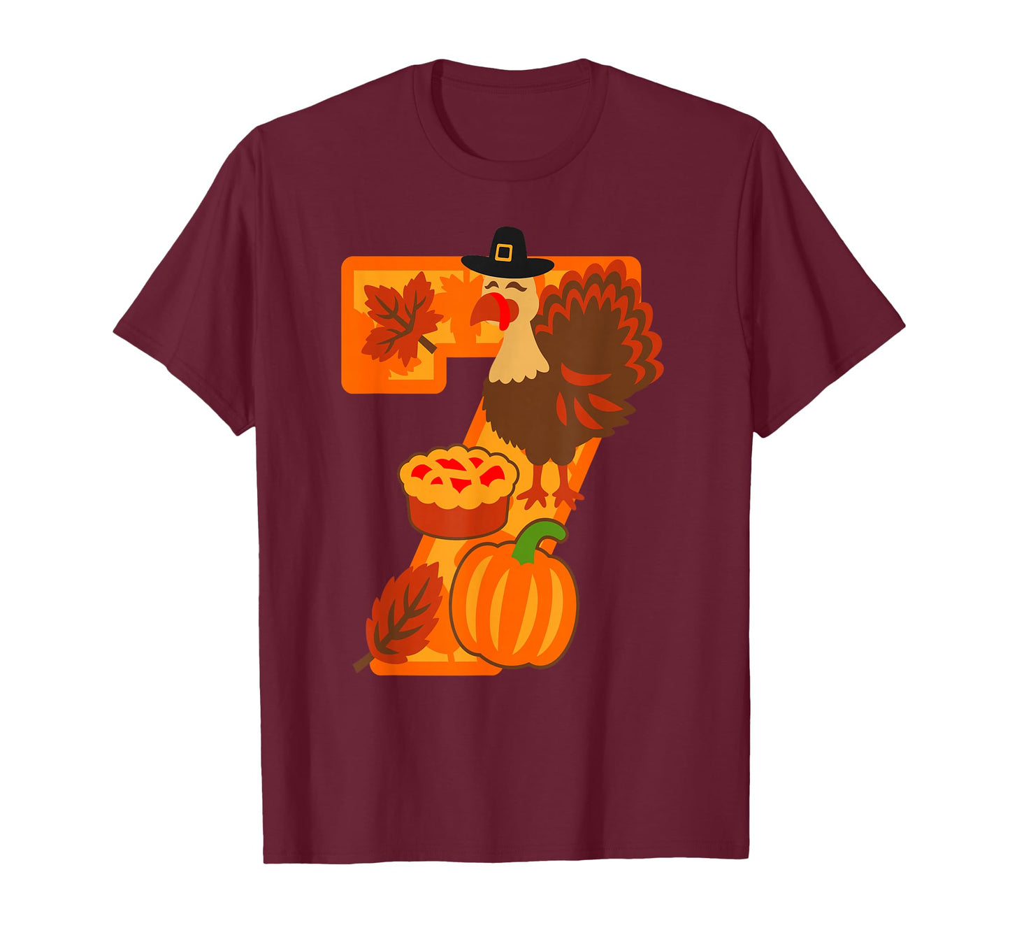 Funny Six Seven Meme 6 7 Thanksigivng Matching Outfit Couple T-Shirt