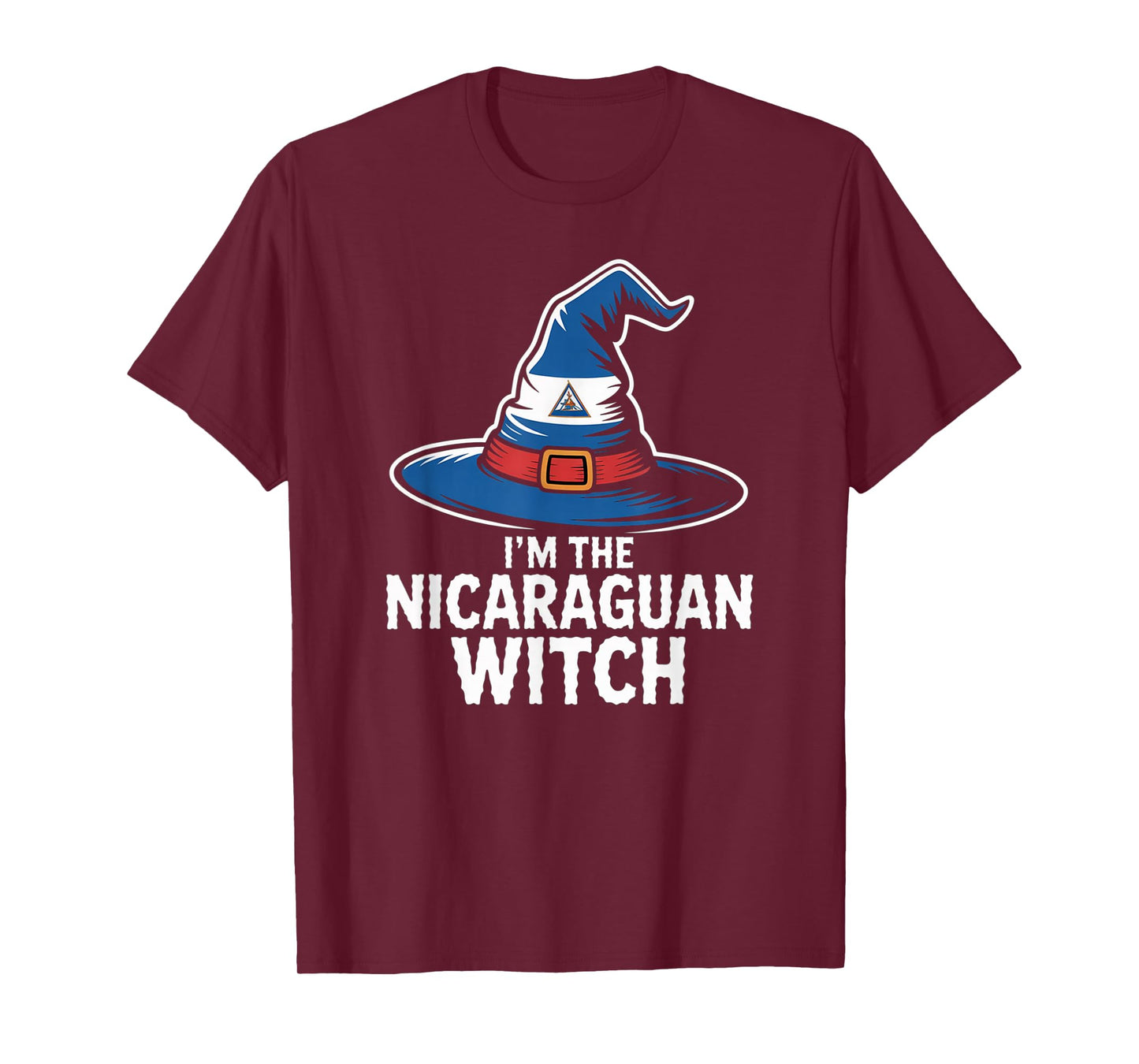 I'm The Nicaraguan Witch Nicaragua Halloween Easy Costume T-Shirt