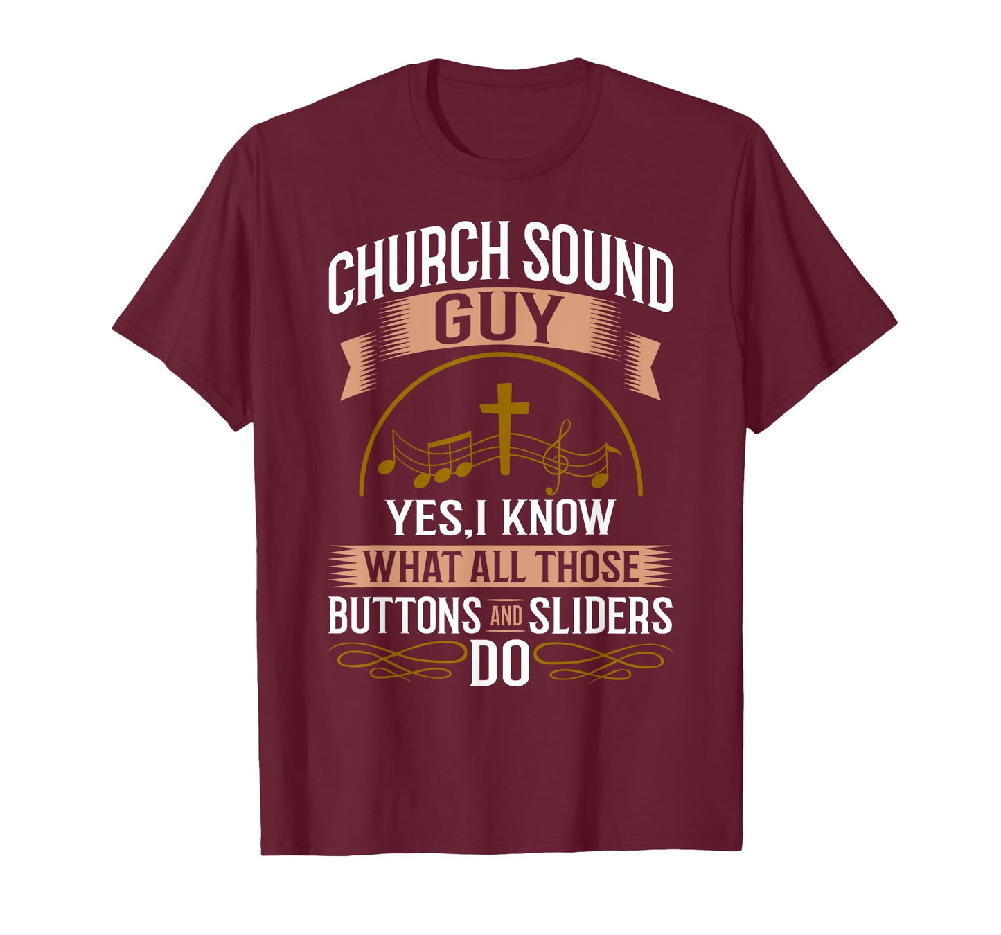 Church Sound Engineer Audio System Music Christian T-Shirt