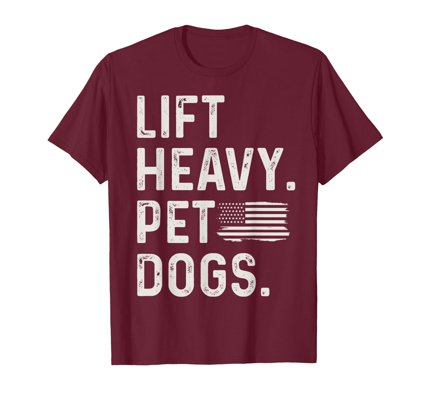 Lift Heavy Pet Dogs Weightlifting Bodybuilding Fitness Funny T-Shirt