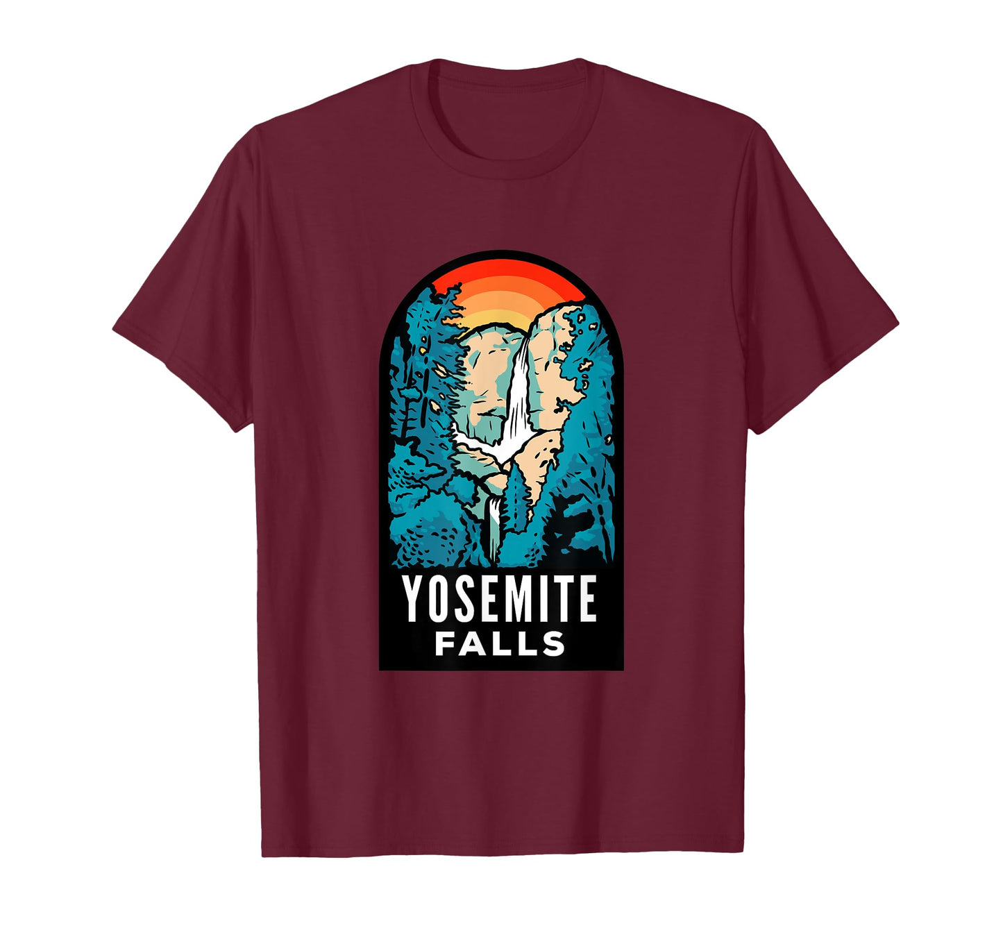Yosemite Falls Retro T-Shirt