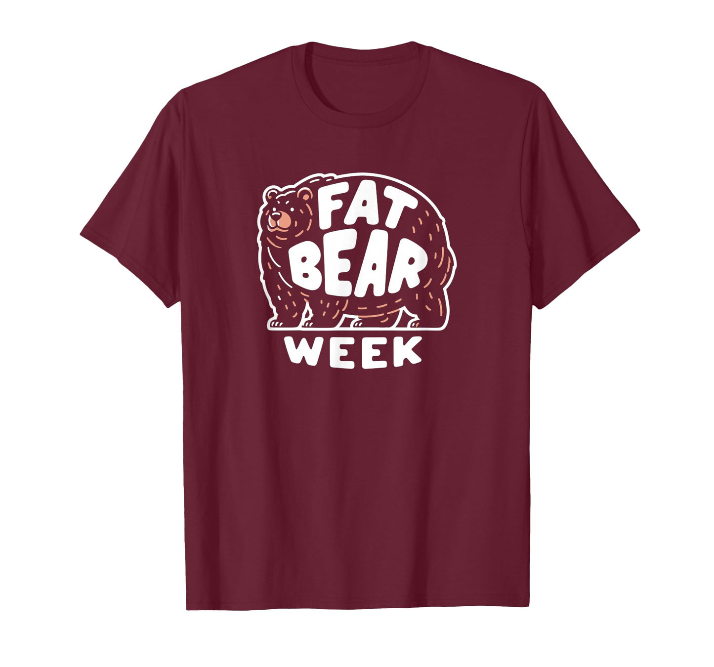 Vintage Fat Bear Week Funny Bear Lover Meme Animal T-Shirt
