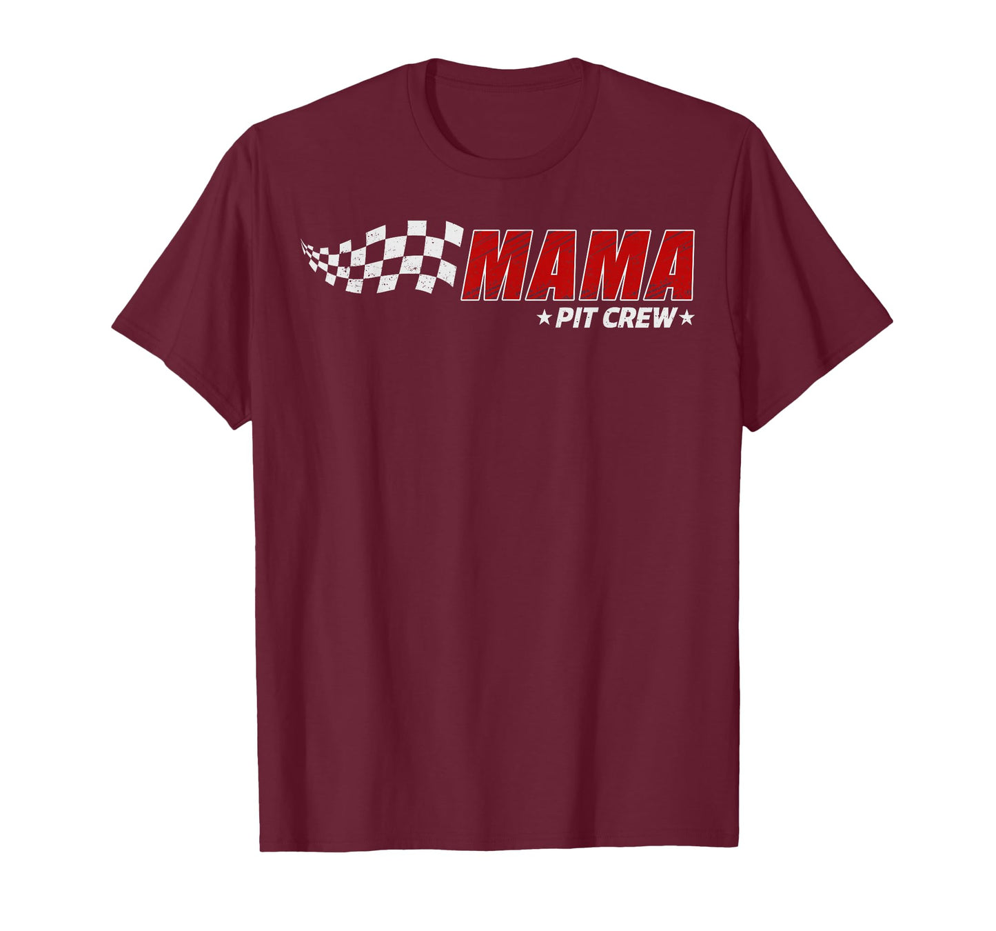 Mama Pit Crew Race Car Birthday Family Matching Pit Crew T-Shirt