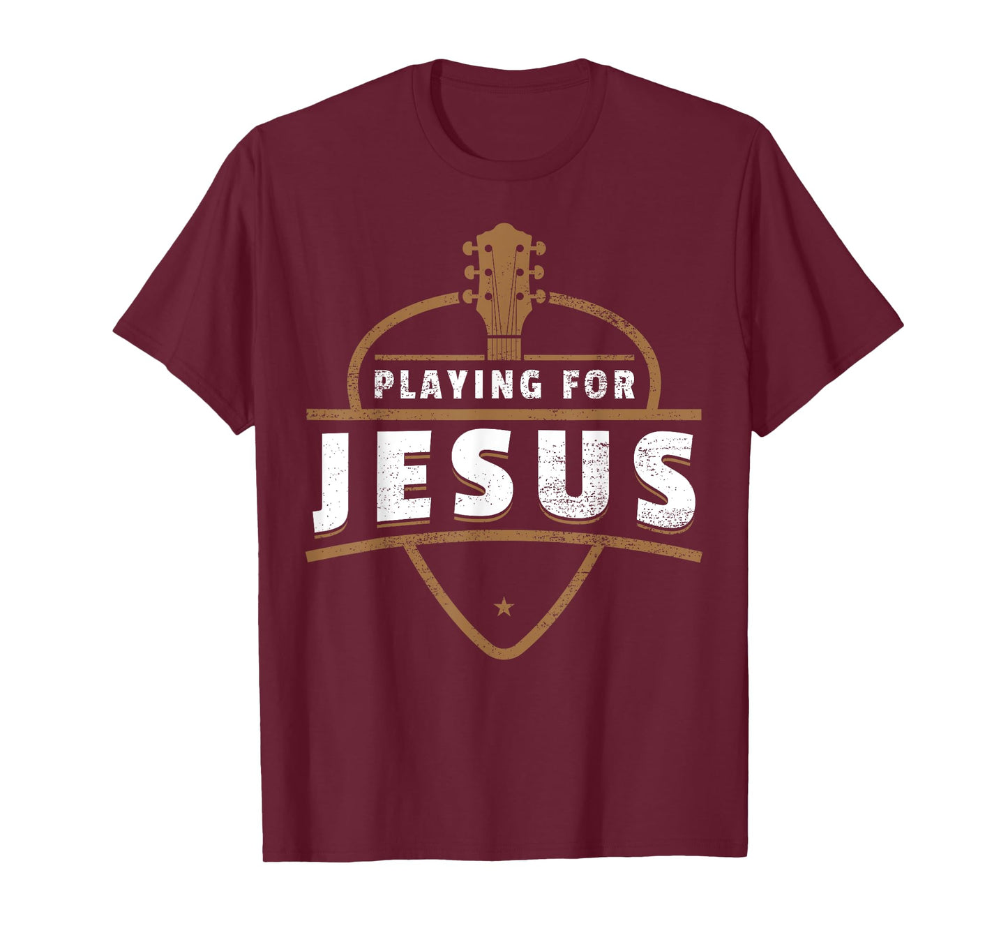 Guitar Playing For Jesus - Christian Guitarist T-Shirt
