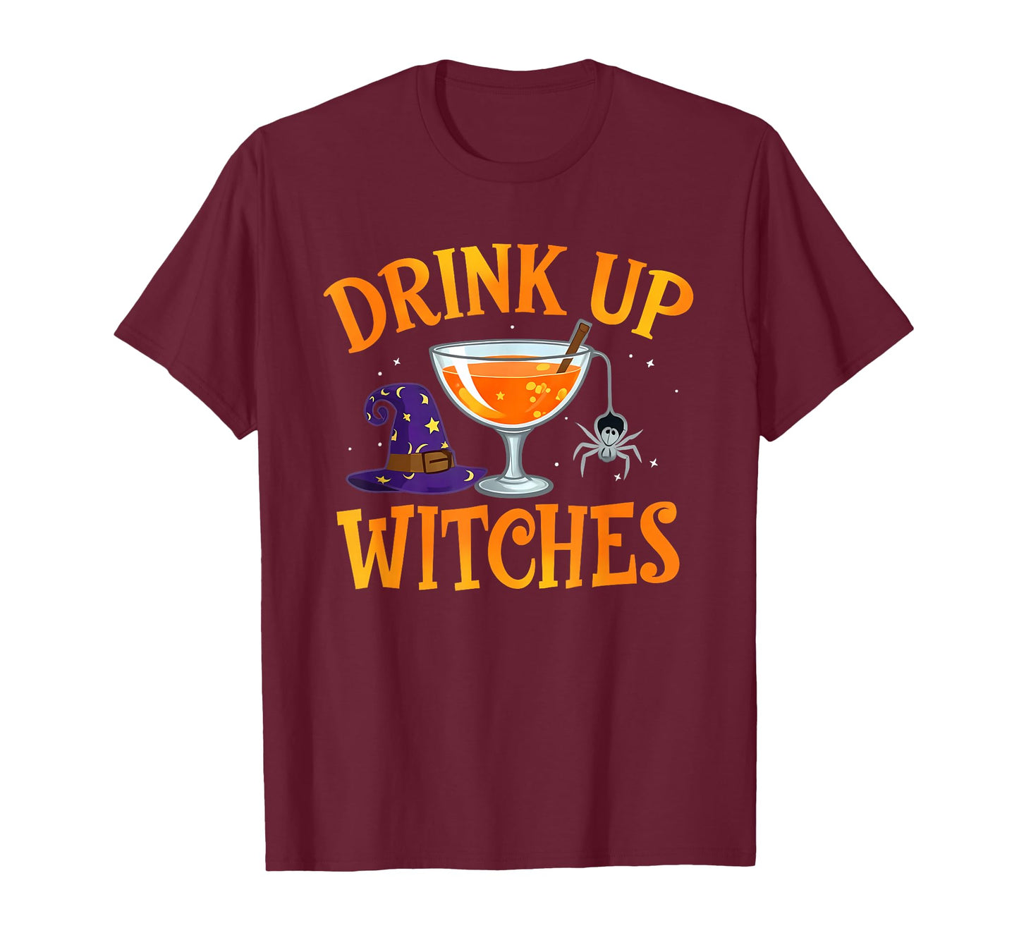 Funny Halloween Drink Up Witches Witch Hat Shirt T-Shirt