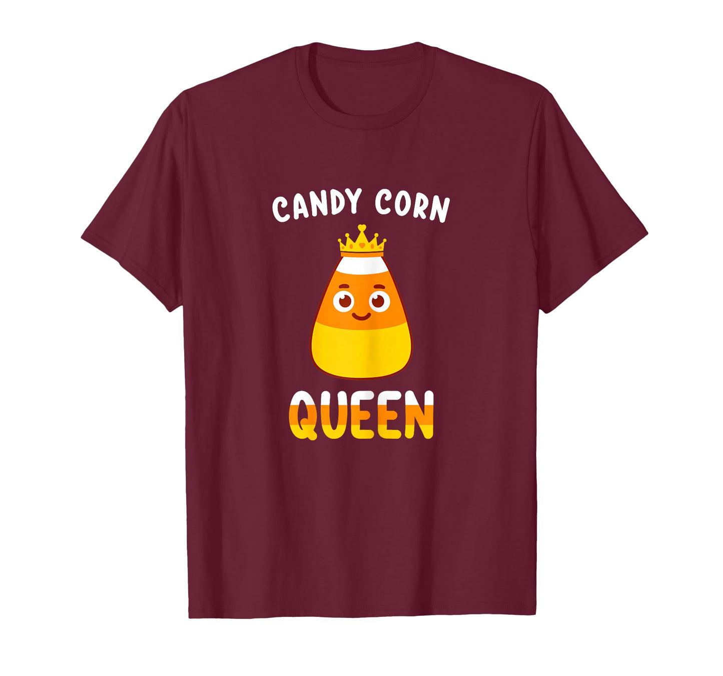 Candy Corn Queen Cute Halloween Kawaii Crown for Girls Kids T-Shirt