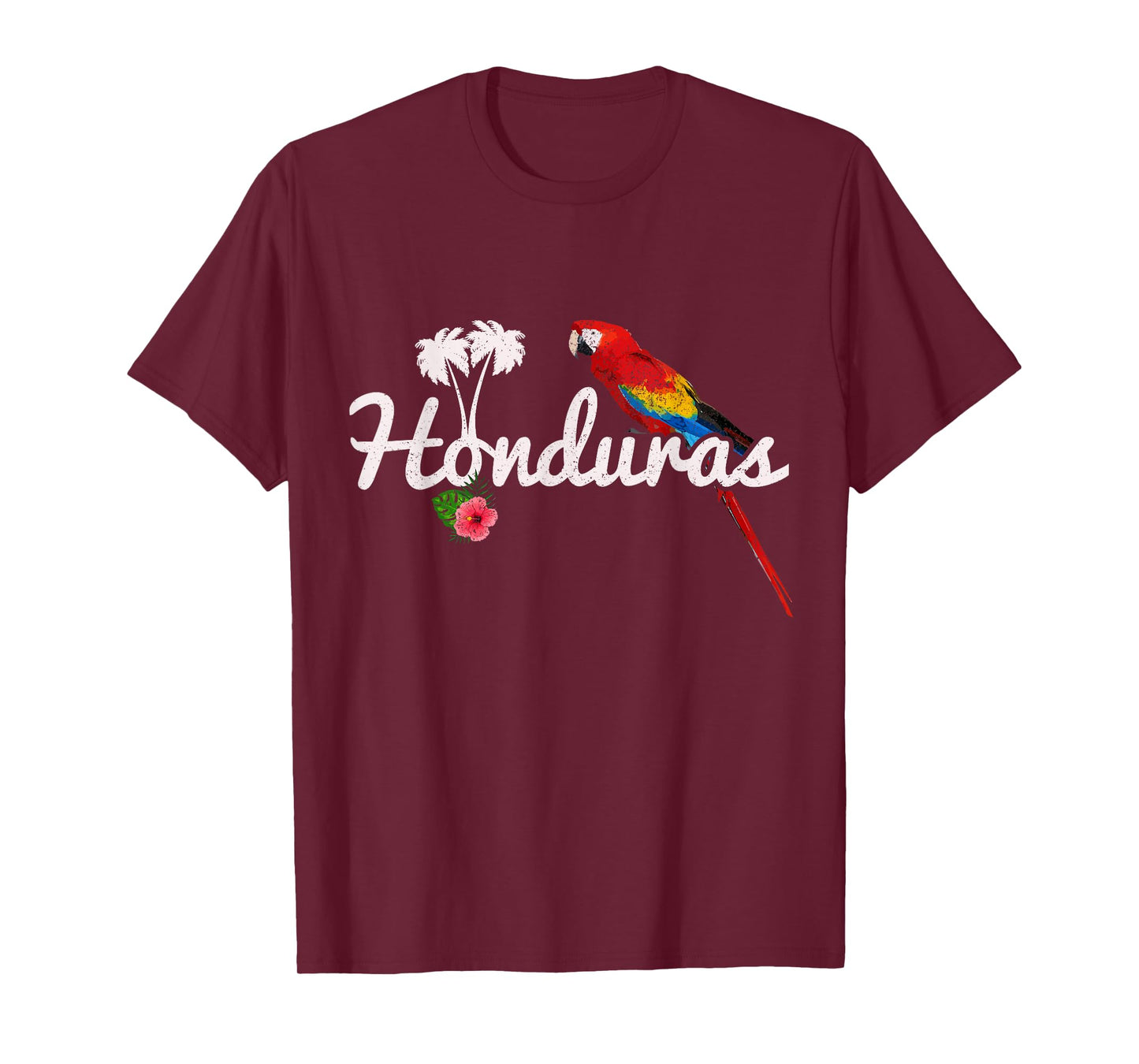 Honduras Parrot Macaw Vintage Pride Honduran Souvenir T-Shirt