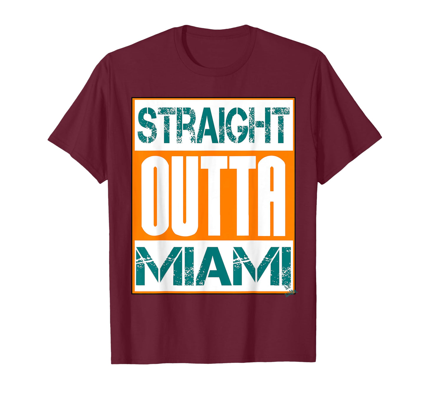 Miami shirt hip hop - city name - straight outta Miami T-Shirt