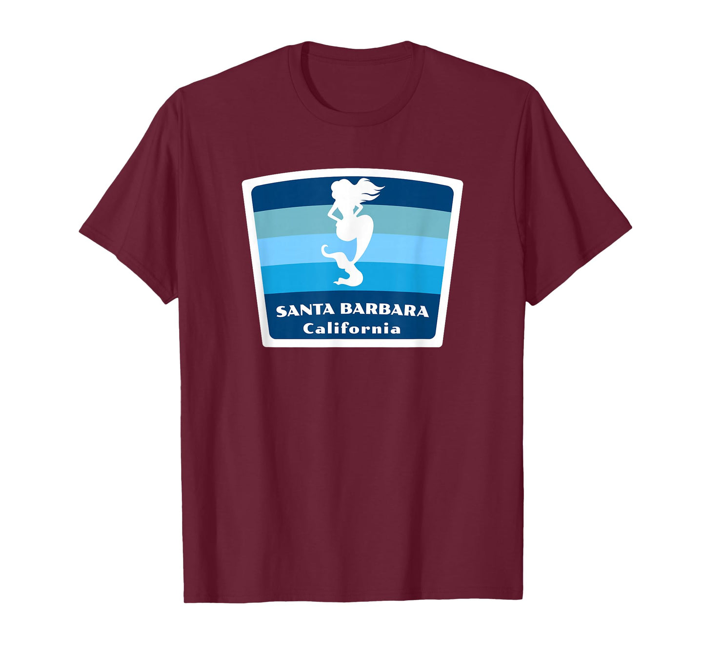 Santa Barbara California CA Mermaid Vacation Souvenir T-Shirt