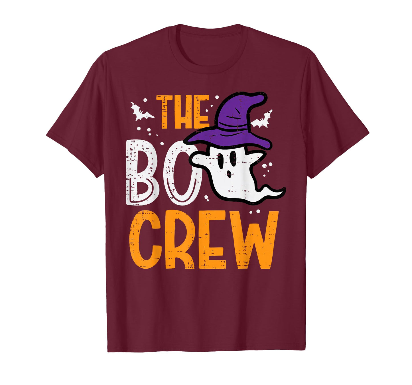 Halloween Ghost The Boo Crew Costume Matching Women Kids Men T-Shirt