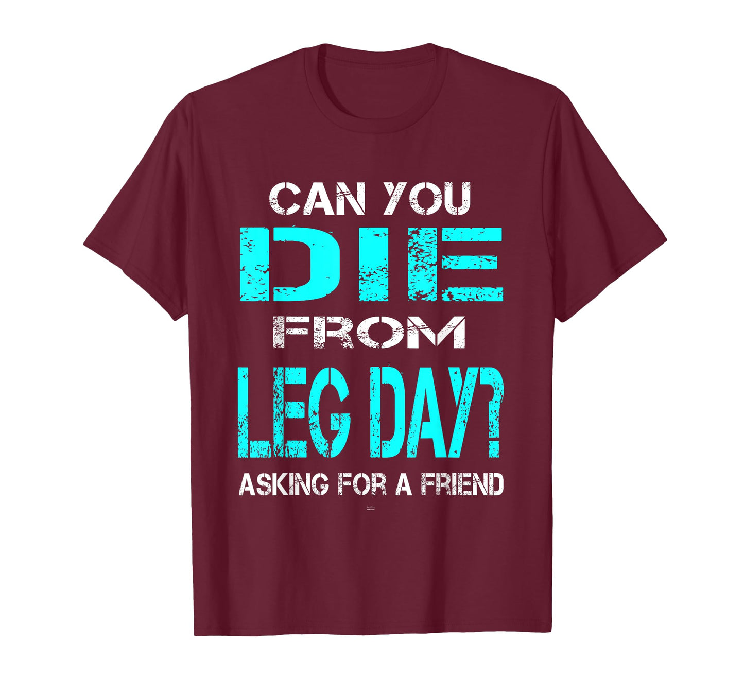 Can You Die From Leg Day? T-Shirt Gym Lovers Men Woman T-Shirt