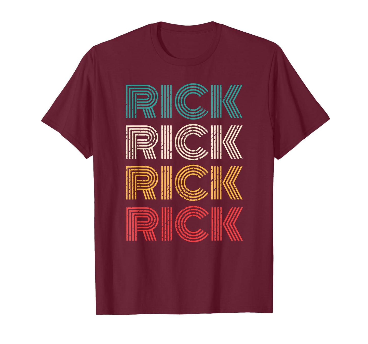 Retro Rick Vintage Distressed 80s Style T-Shirt