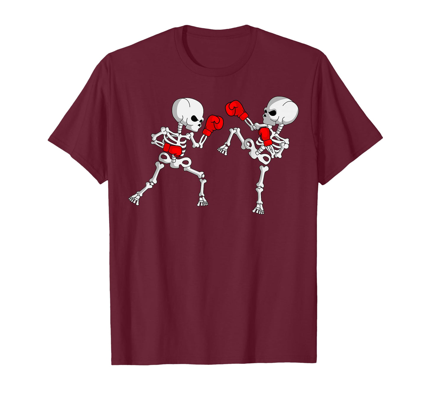 Kickboxing Skeleton Kickboxer Boxing MMA T-Shirt