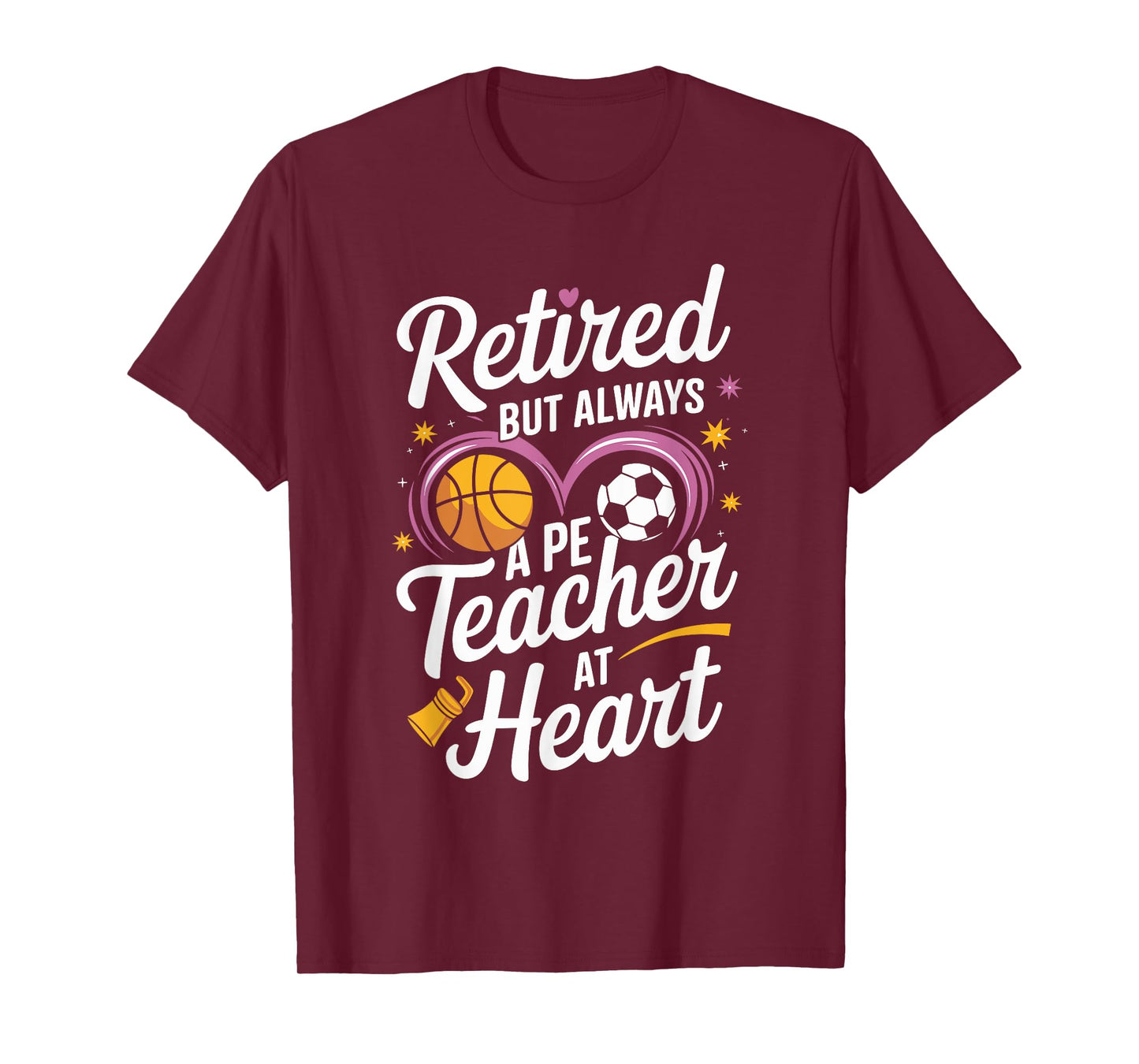 Retired PE Teacher Physical Education Teacher Retirement T-Shirt
