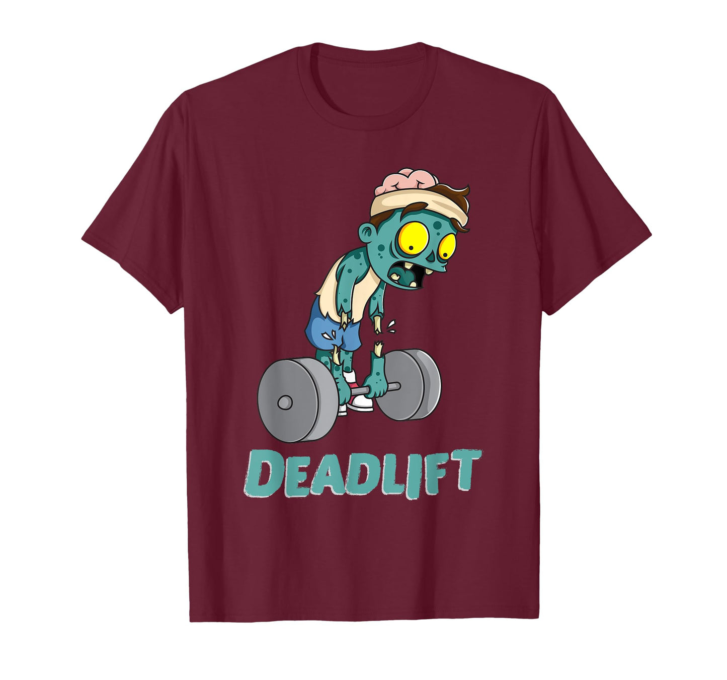 Zombie Workout Shirt Deadlift Gym Fitness Gift For Men Women T-Shirt