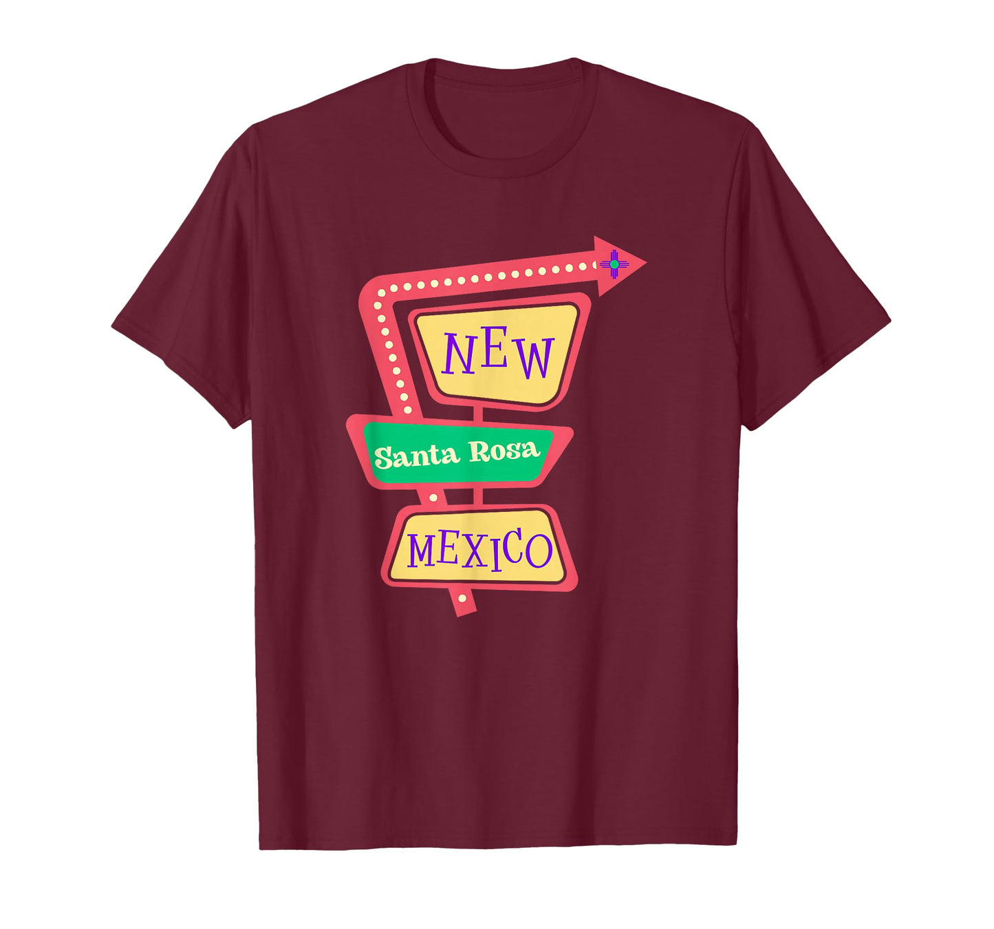 Santa Rosa New Mexico NM Retro Vintage Mid Century Modern T-Shirt