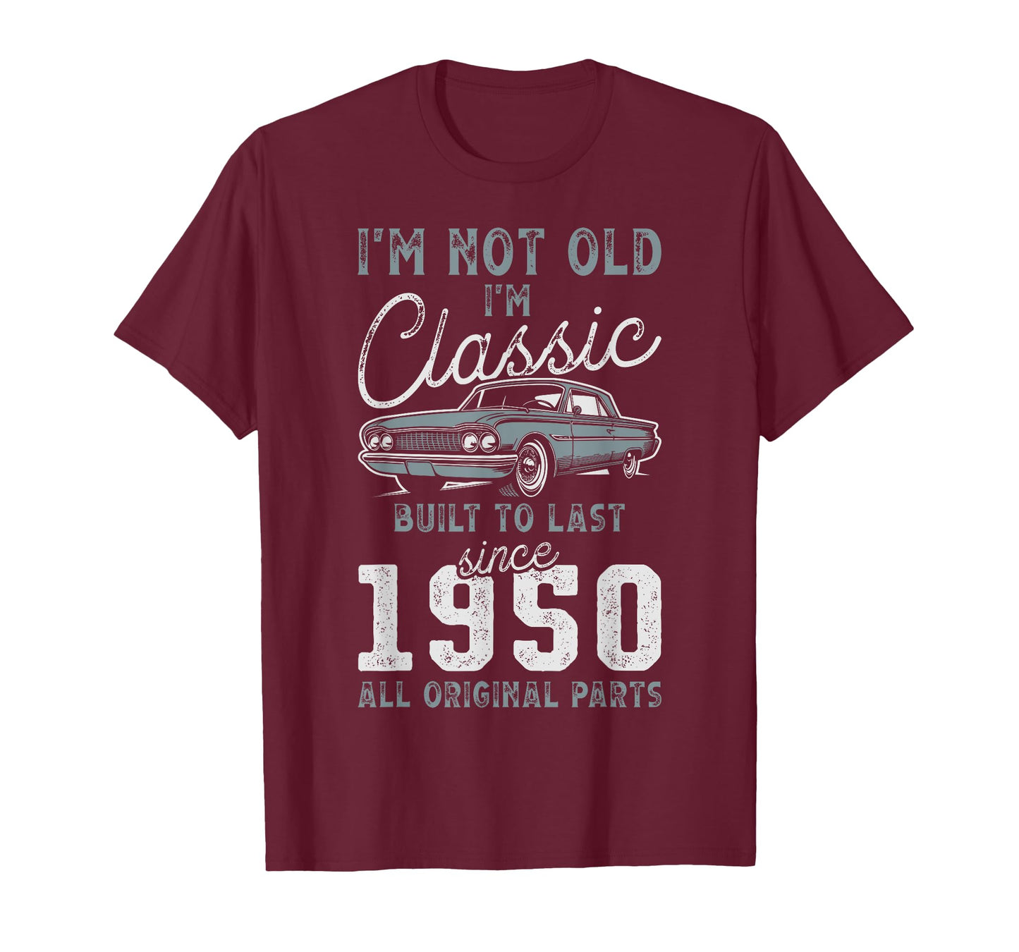 1950 Classic Car 75th Birthday T-Shirt