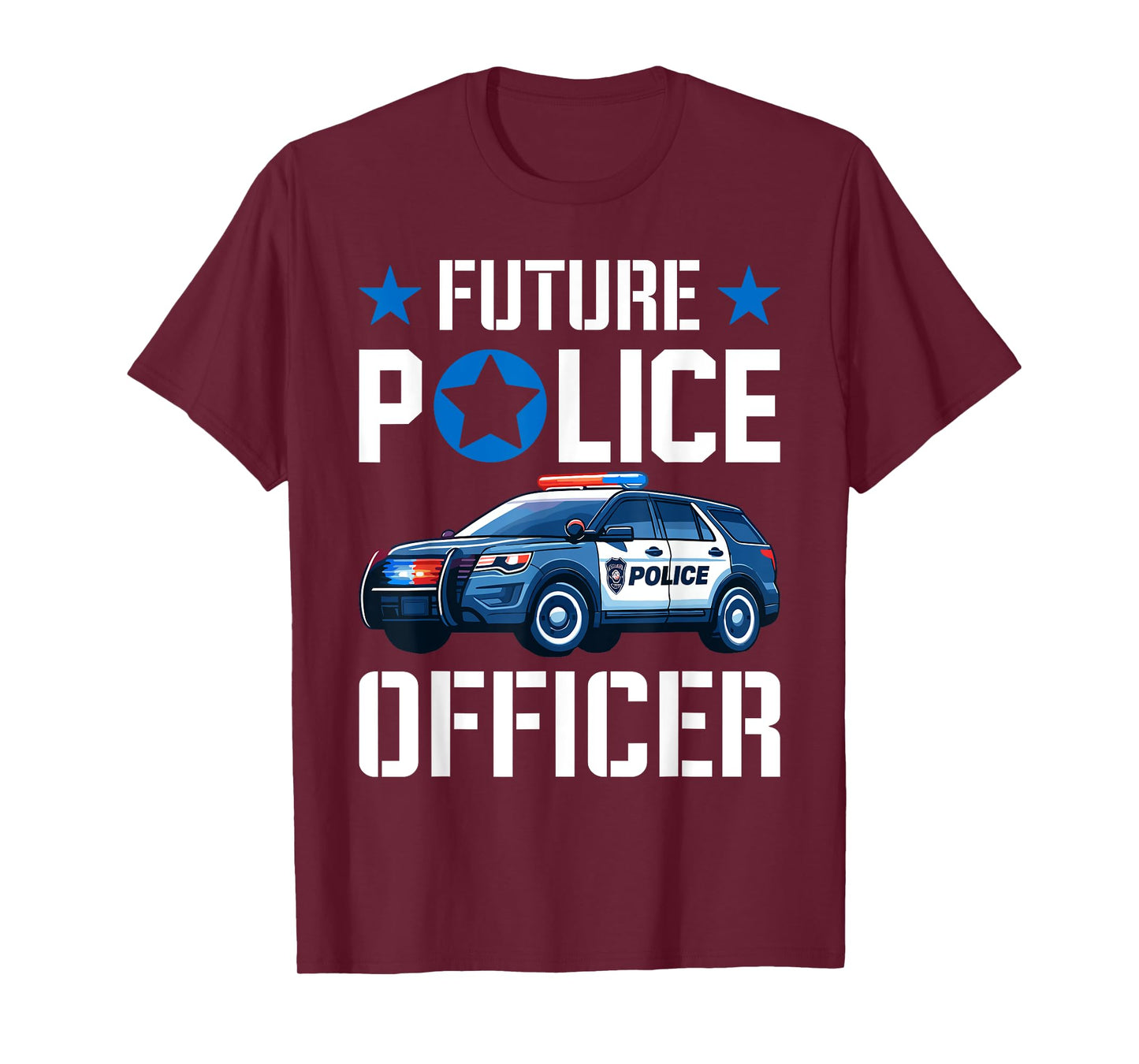 Future Police Officer Cop Boys Kids Toddler birthday boy T-Shirt