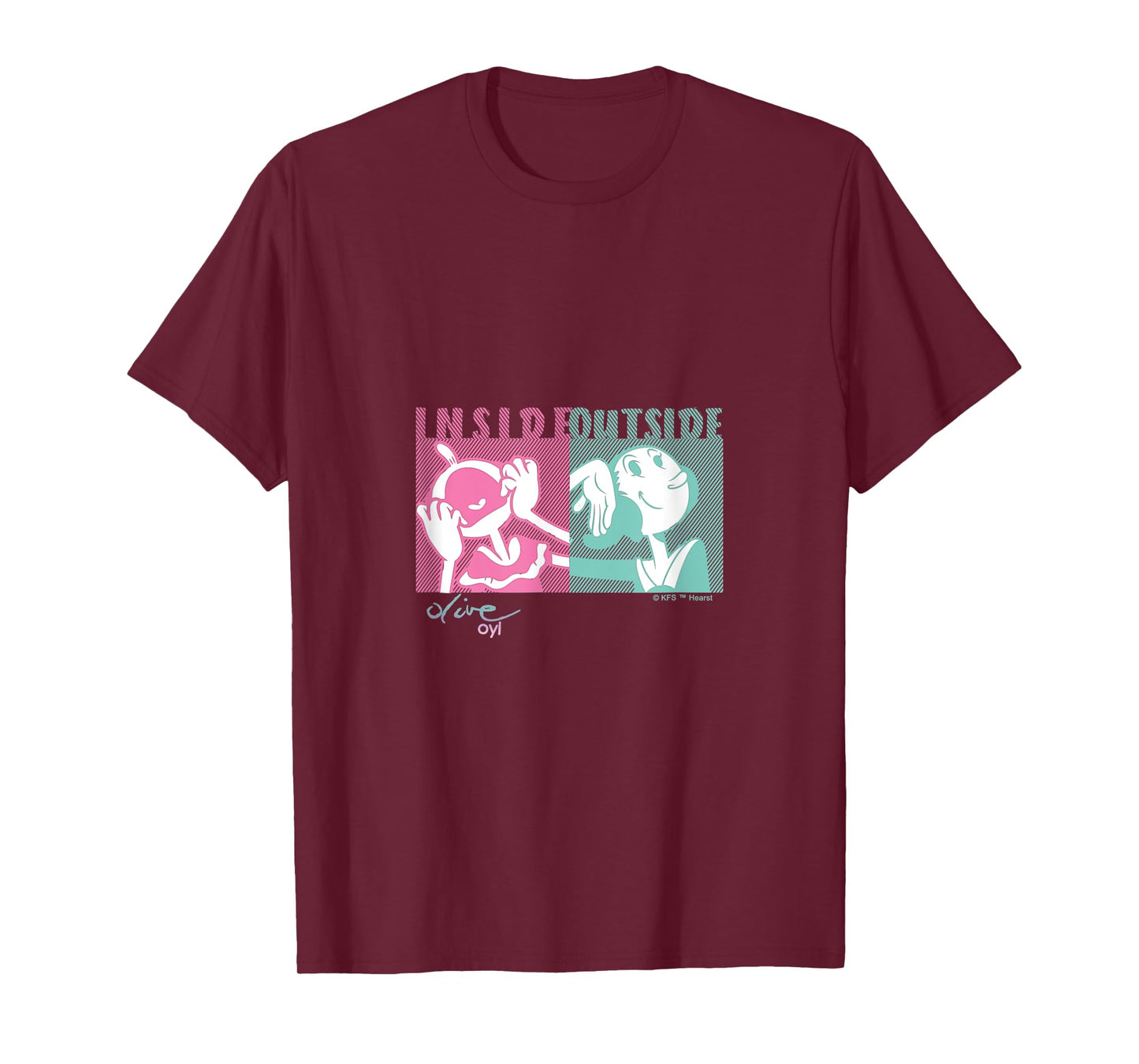 Olive Oyl's Express Yourself Collection "Outside Inside" T-Shirt