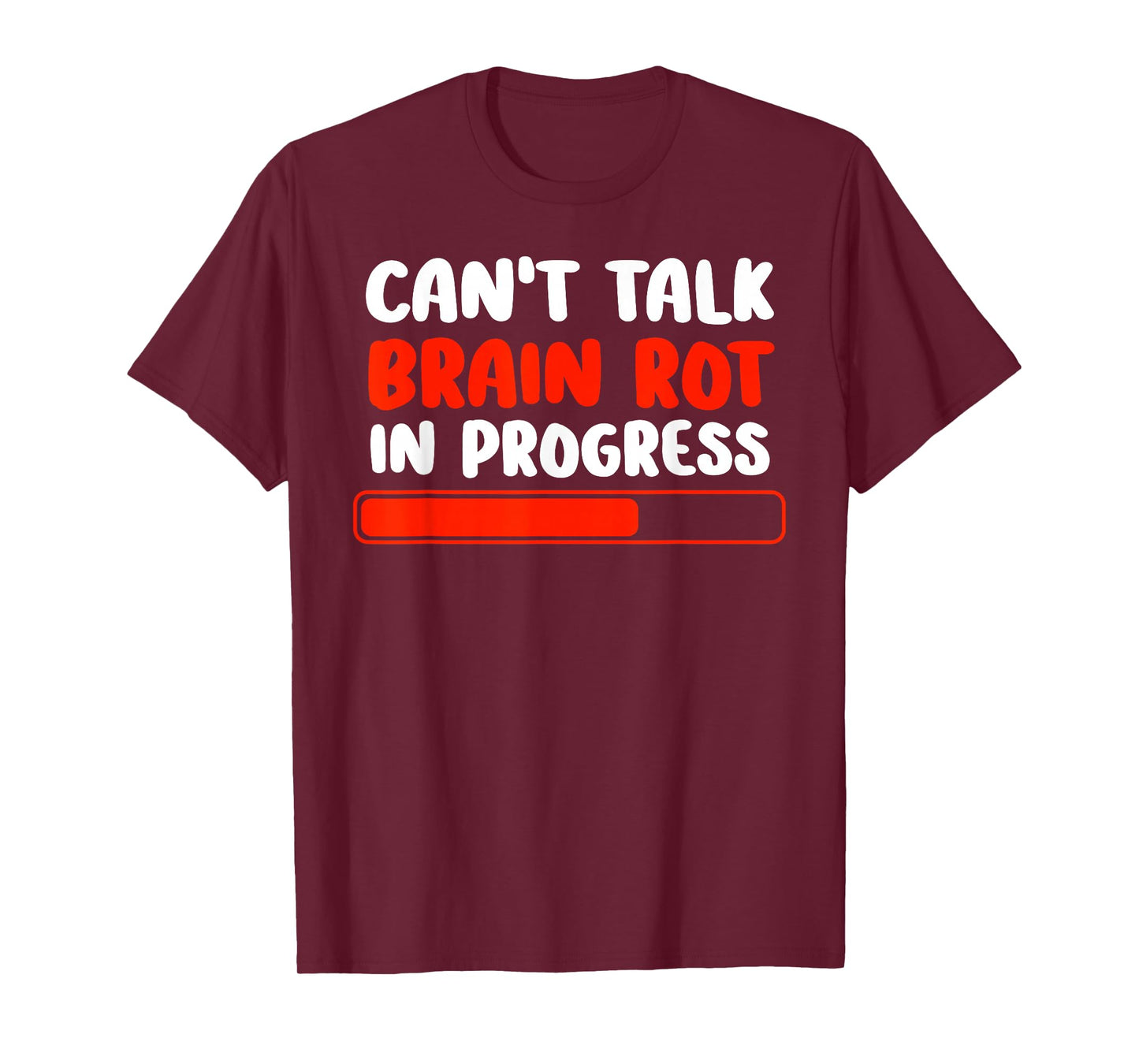 Brain Rot Shirt For Kids Brainrot Meme Funny Gamers Boys T-Shirt
