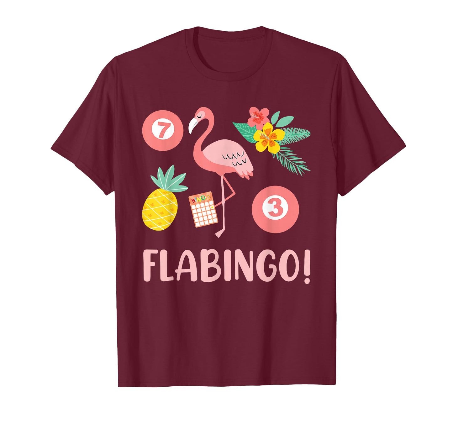 Bingo Player FLABINGO Bingo Lover Flamingo Bingo Mom T-Shirt