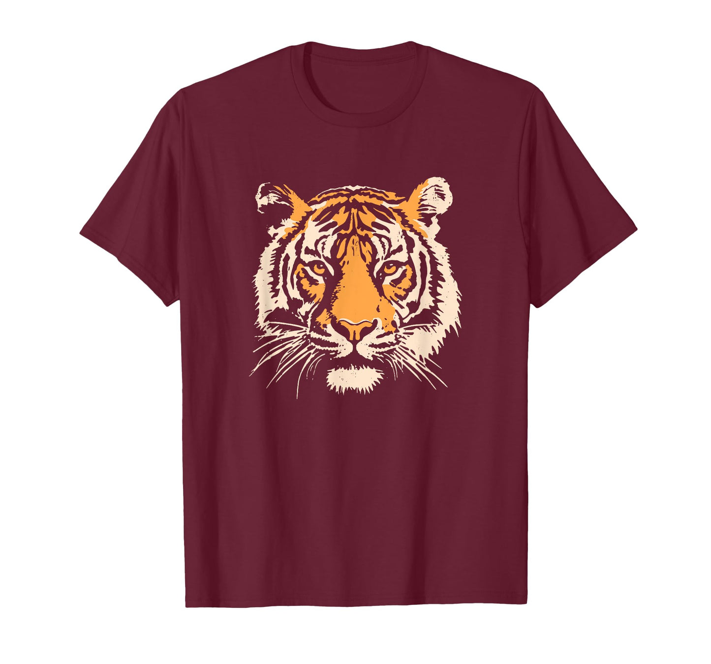 Vintage Tiger Graphic Retro 90s Wild Cat Safari Art for Men T-Shirt