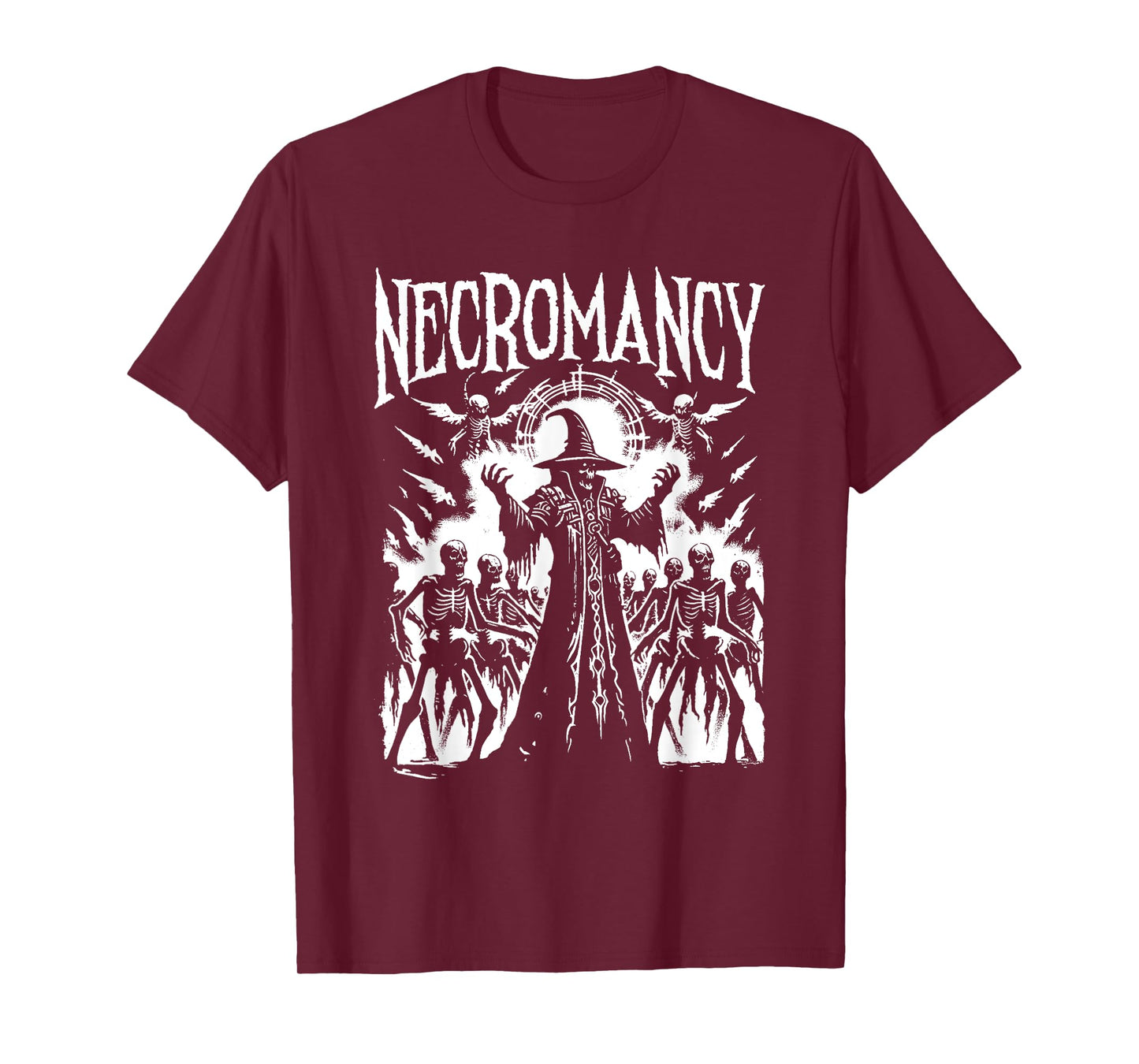 Necromancer - Vintage Creepy Monster Halloween Lover T-Shirt