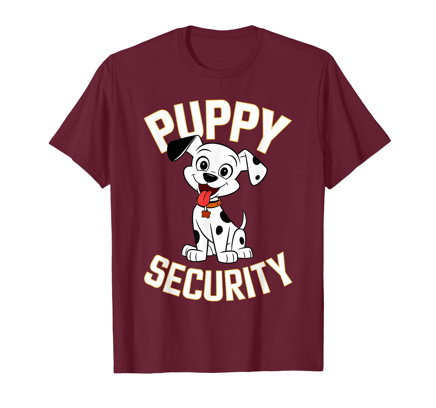 Puppy Security Dog Catcher Costume Dalmatian Halloween T-Shirt