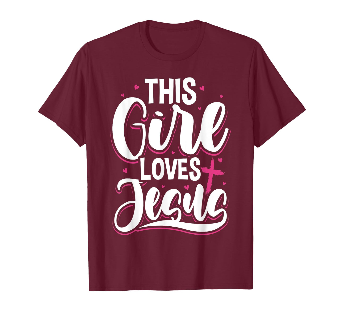 This Girl Loves Jesus For Christian Teen Kid Cool Women T-Shirt