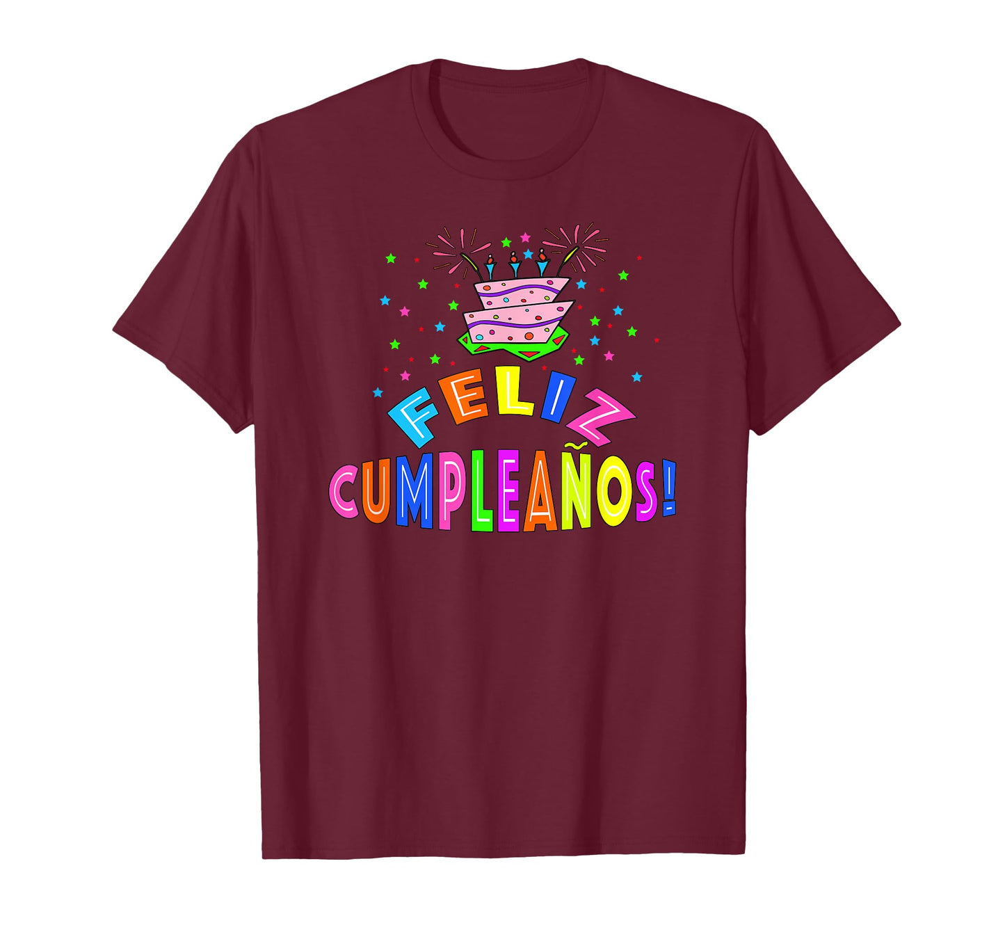 Feliz Cumpleanos Happy Birthday in Spanish T-Shirt