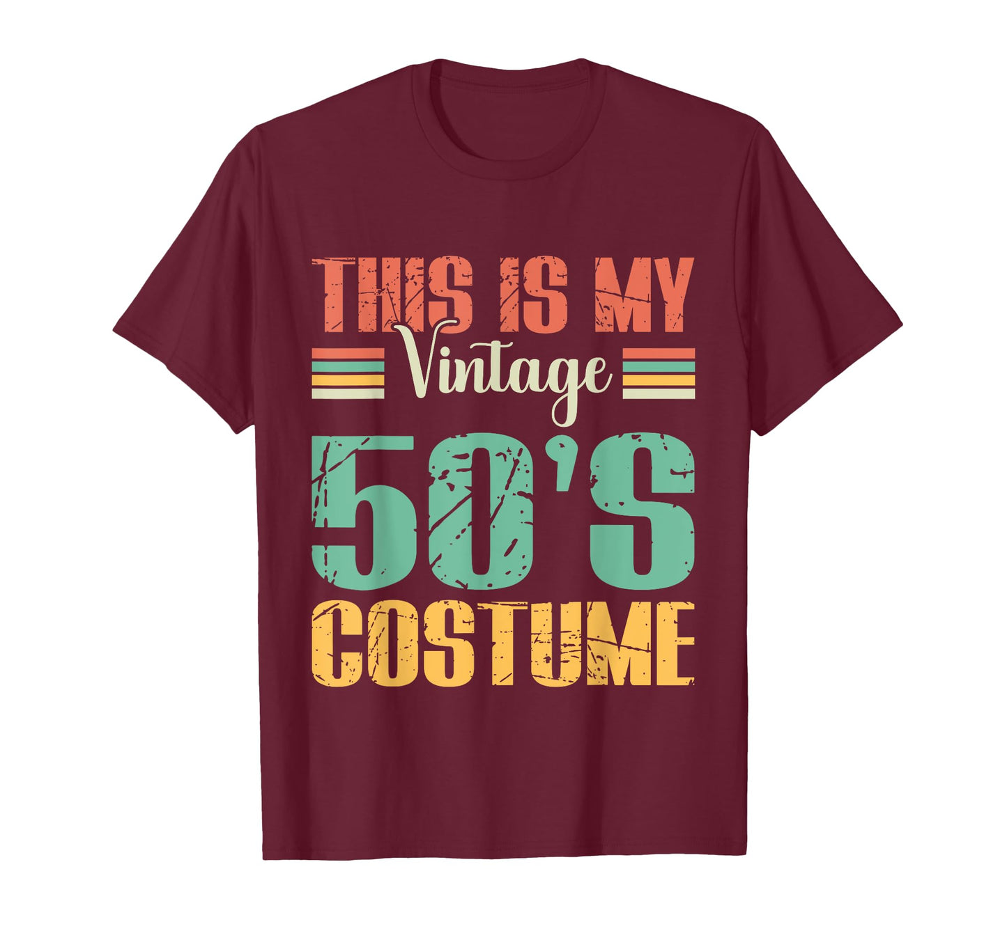 This Is My 50s Costume Retro Vintage Party T-Shirt