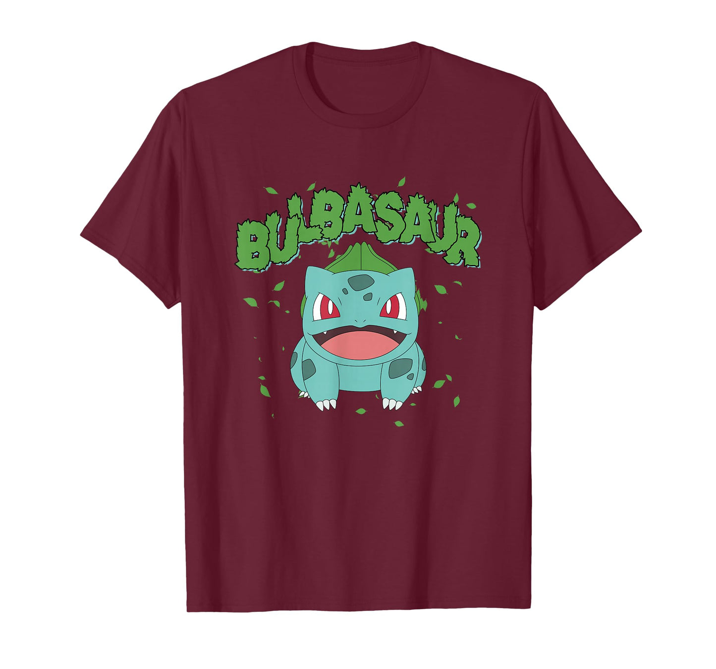 Pokémon Epic Bulbasaur Smiling Grass Type Big Chest Poster T-Shirt