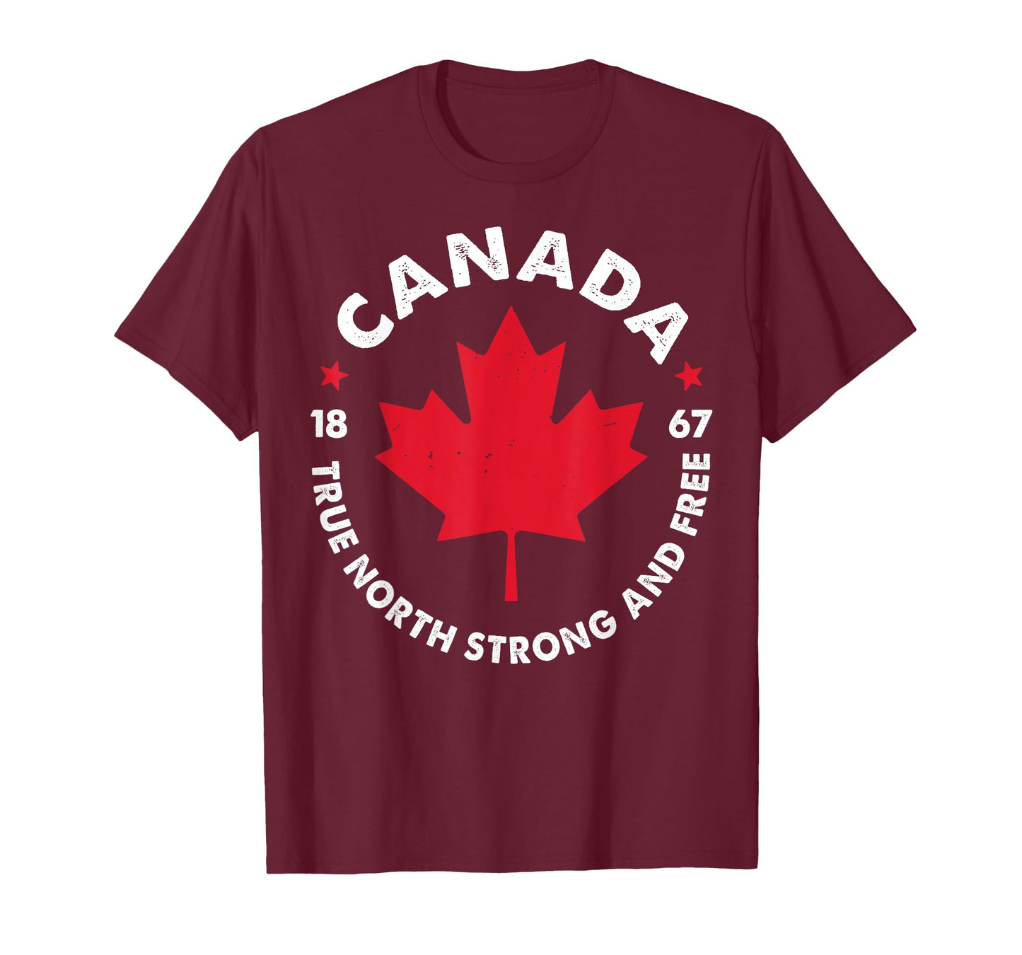 Canada True North Strong And Free Canada 1867 T-Shirt