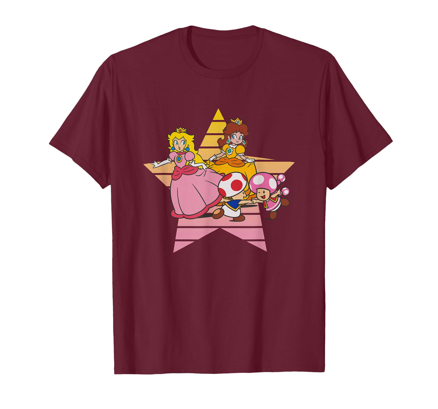 Super Mario Bros Princess Peach & Daisy Star Duo T-Shirt