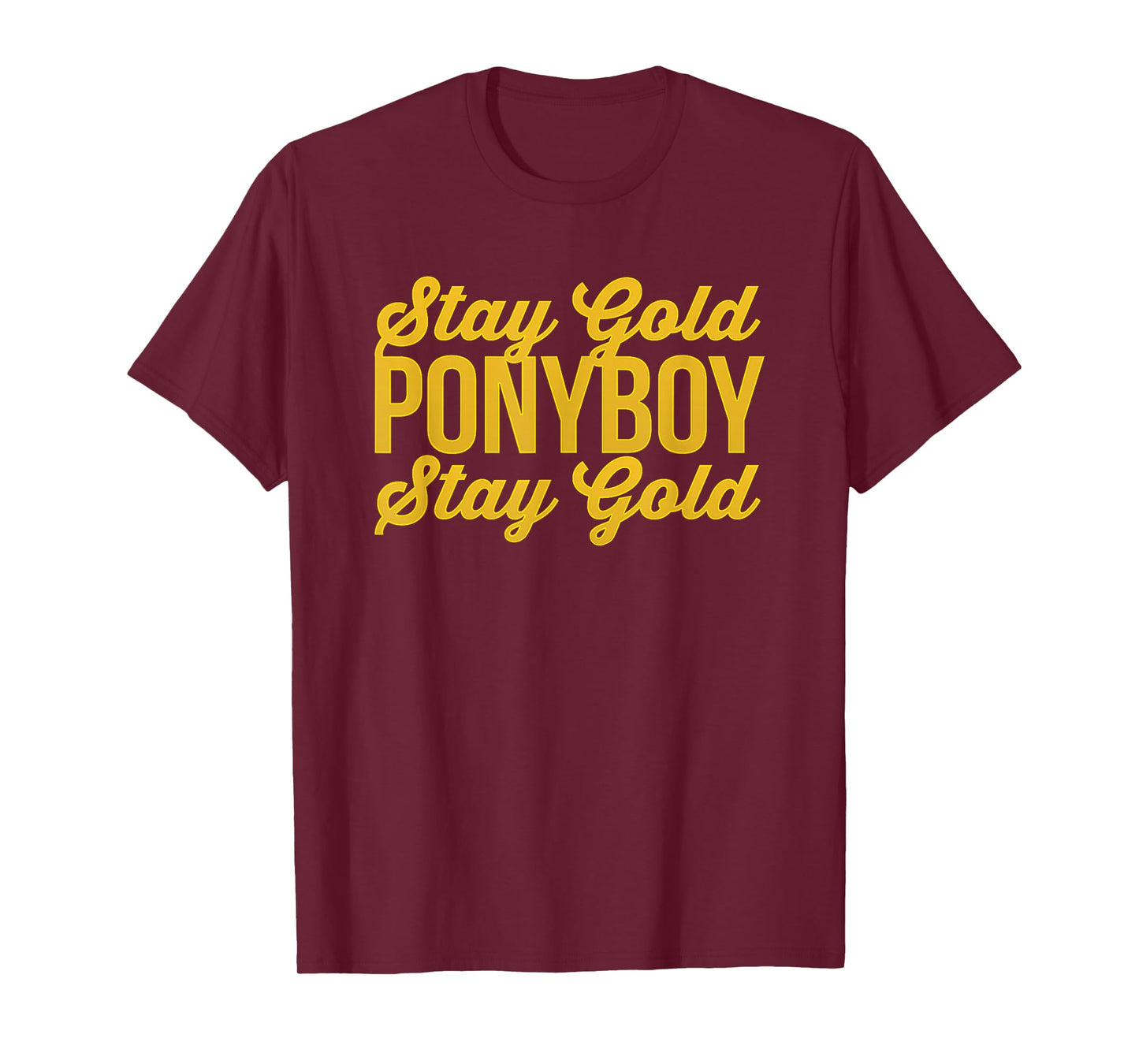 Stay Gold Pony Boy Stay Gold 1983 Vintage T-Shirt