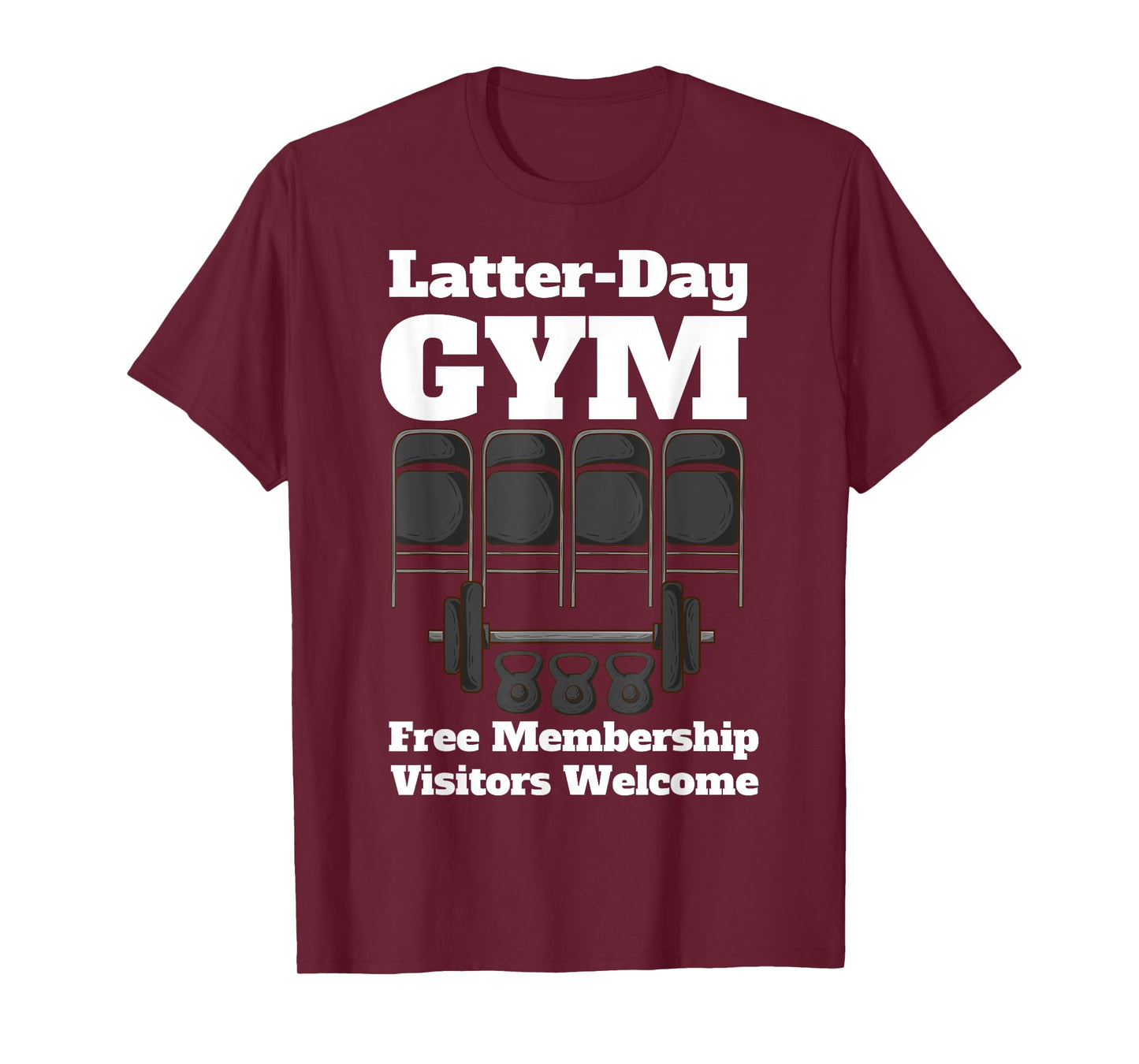 Mormons Gym Latter-Day Gym LDS Missionary T-Shirt