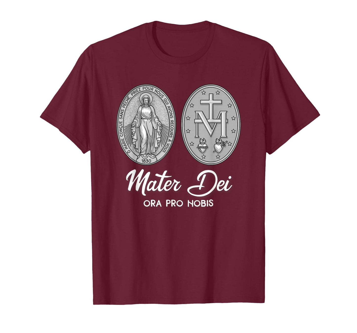 Miraculous Medal Marian Our Lady Catholic T-Shirt