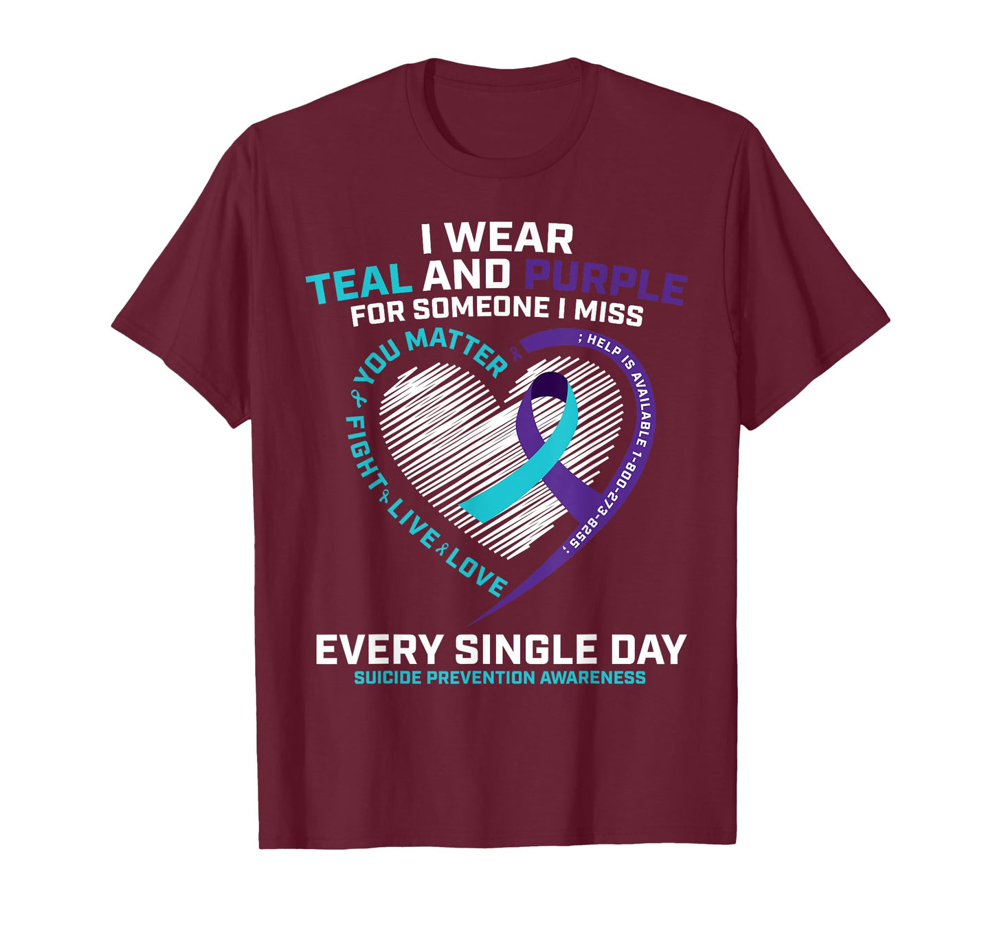 In Loving Memory Shirts Tshirt Suicide Prevention Awareness T-Shirt