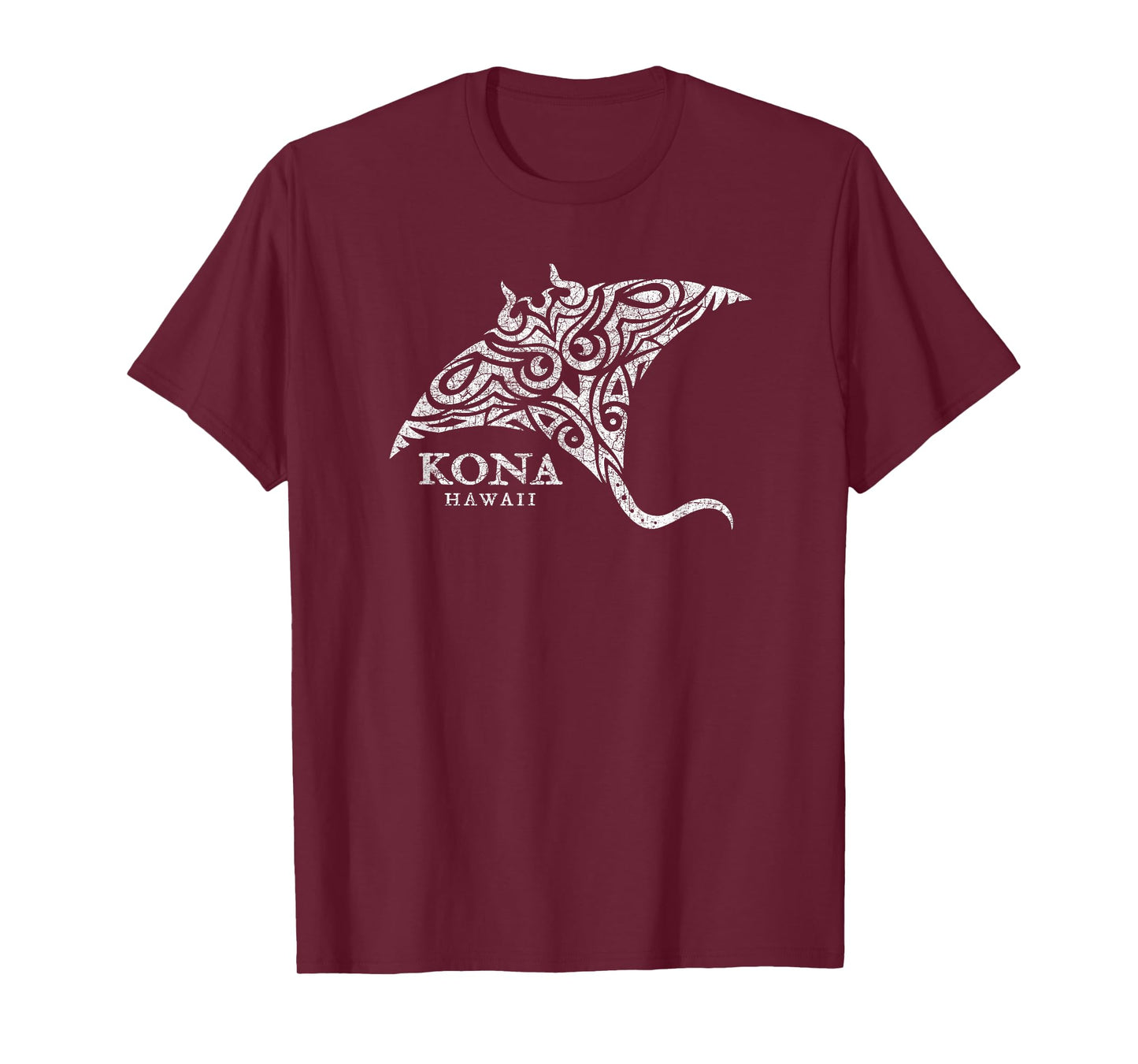 Vintage Kona Hawaii Manta Ray Boys Girls Souvenir Mens Women T-Shirt