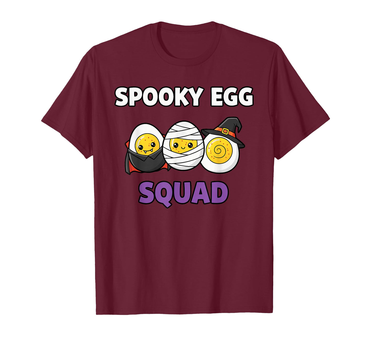 Spooky Egg Squad Halloween Deviled Eggs Vampire Mummy Witch T-Shirt