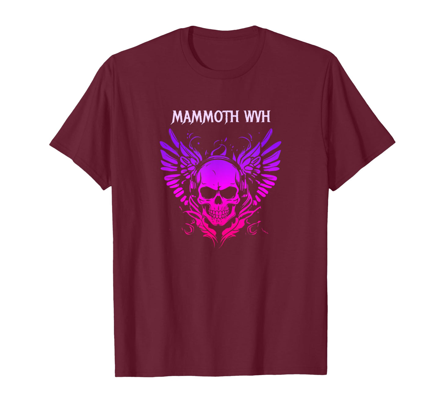 Mammoth Music WVH Funny Vintage Design Skull for Men Women T-Shirt