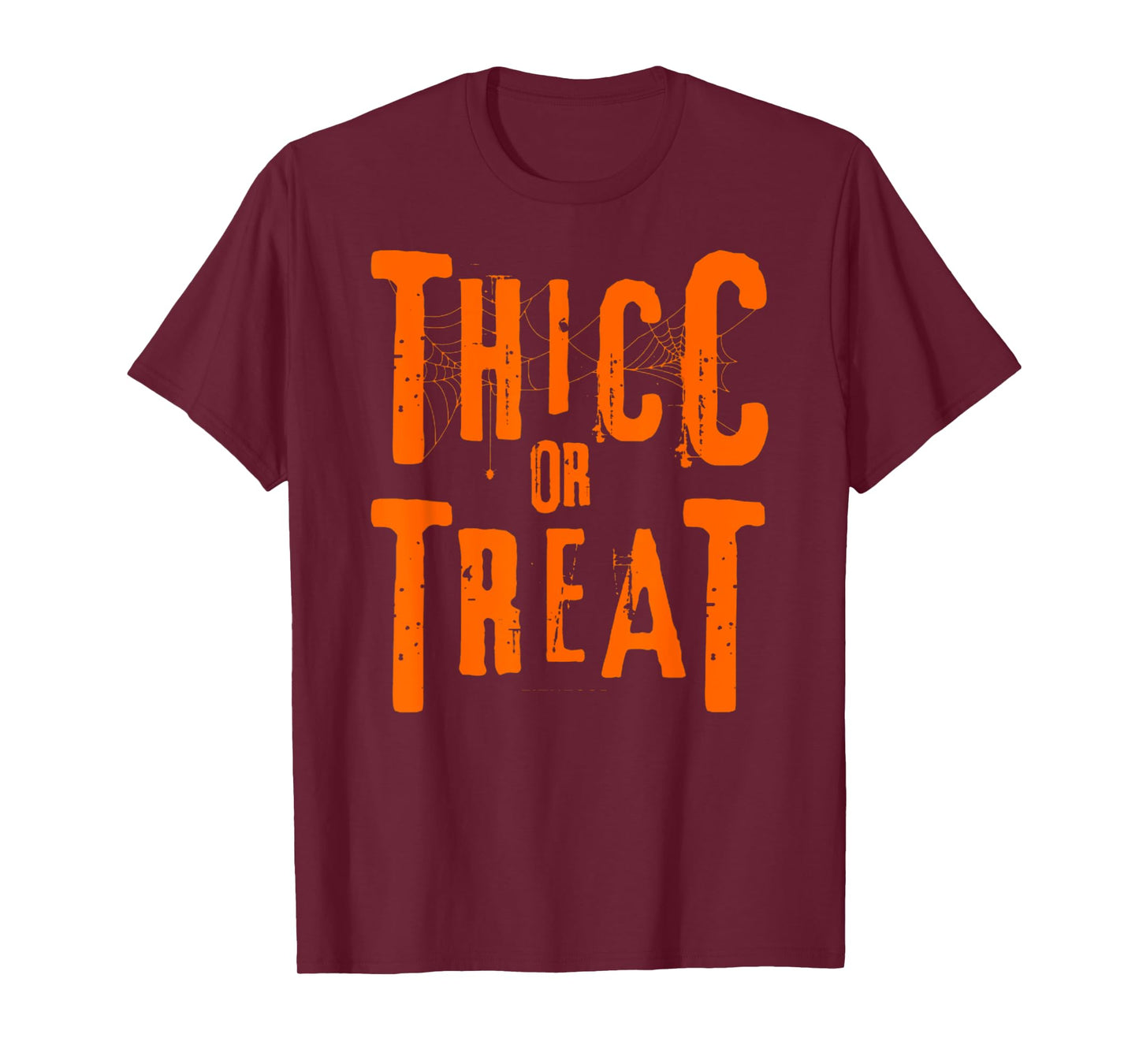 Thicc Or Treat Funny Halloween Workout Fitness Bodybuilding T-Shirt