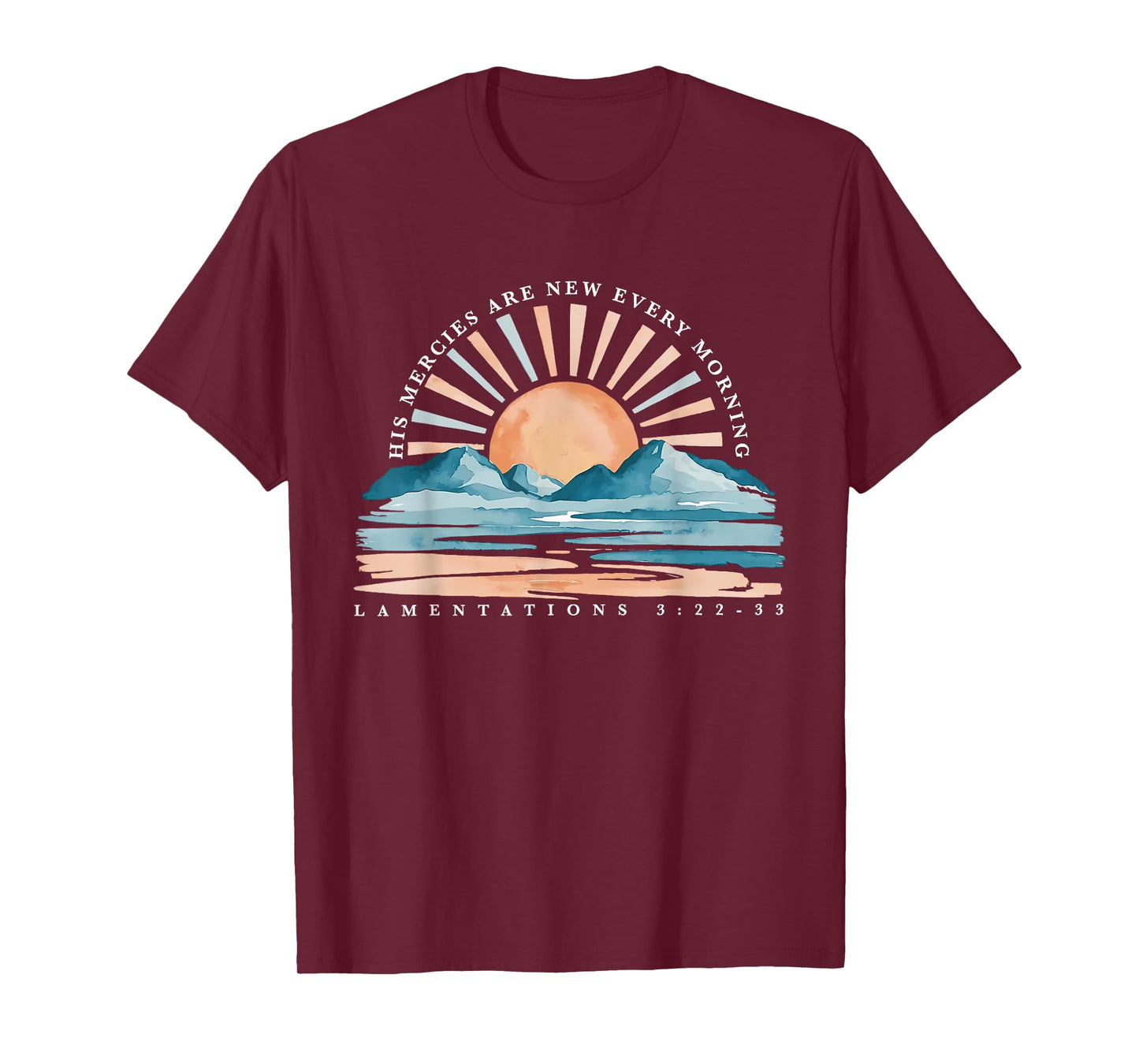 His Mercies Are New Every Morning BIble Verse Christian T-Shirt