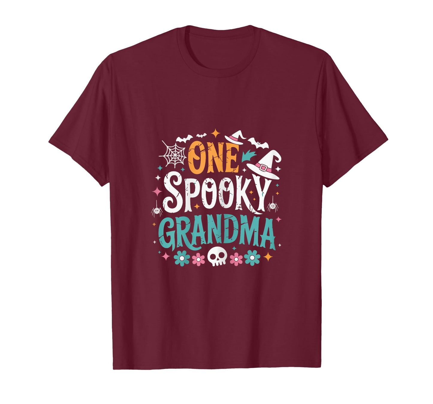 One Spooky Grandma Halloween Fun Design T-Shirt