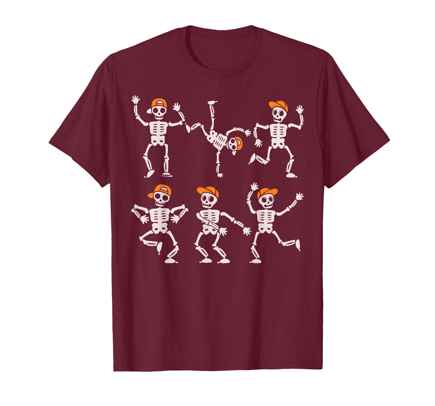 Funny Cute Dancing Skeleton Halloween Boys Kids Toddlers T-Shirt